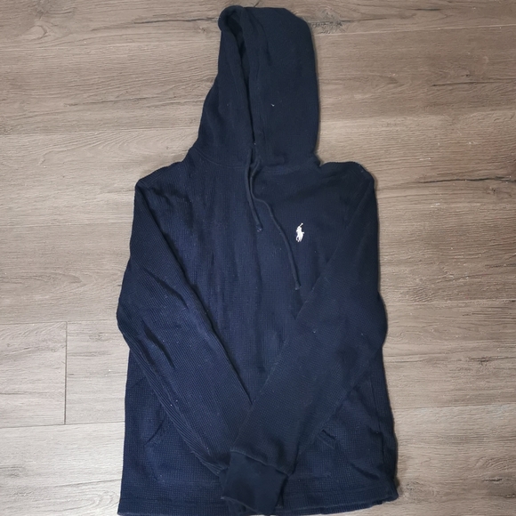 Ralph Lauren waffle knitted hoodie - Picture 2 of 3